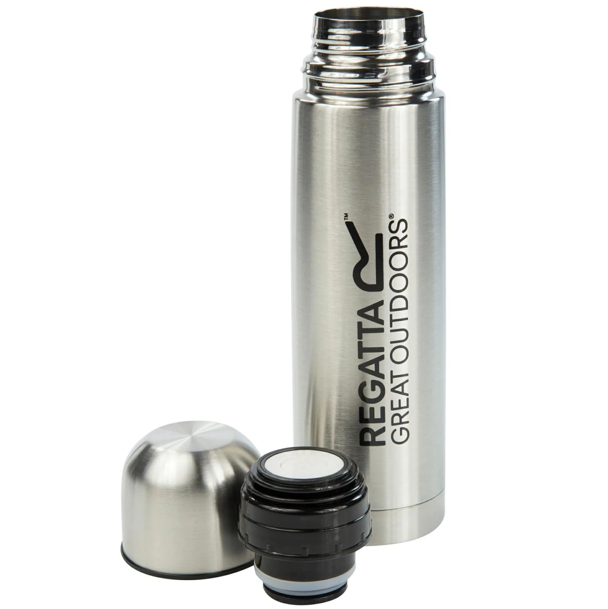 0.5 Litre Vacuum Camping Flask | Silver