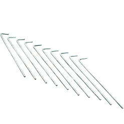 10 Pack 8 Inch Roundwire Steel Pegs | Misc