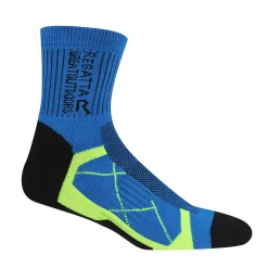 2 Pack Outdoor Active Sock | Black Hawaiian Blue