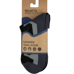 2 Pack Outdoor Active Sock | Black Hawaiian Blue
