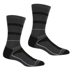 2 Pack Samaris 3 Season Sock | Black Dark Steel