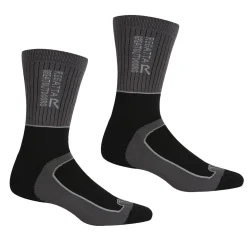 2 Pack Samaris 2 Season Sock | Black Dark Steel