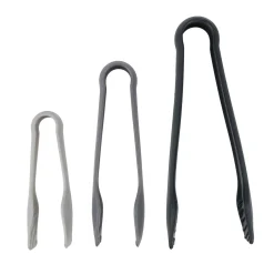3 Pack Tong Cook Utensils | Ebony Grey