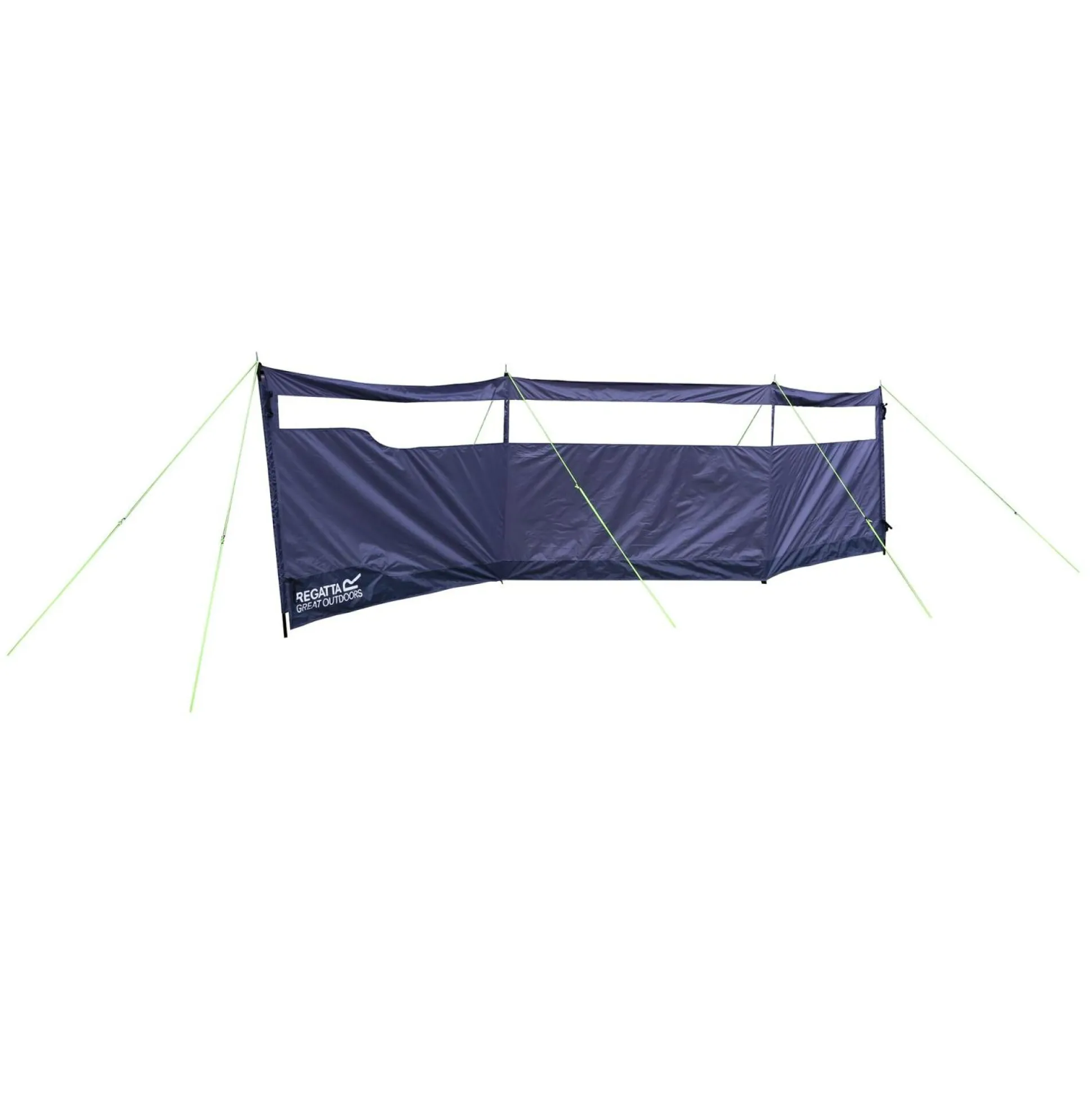 4 Pole Steel Wind Break | Lead Grey