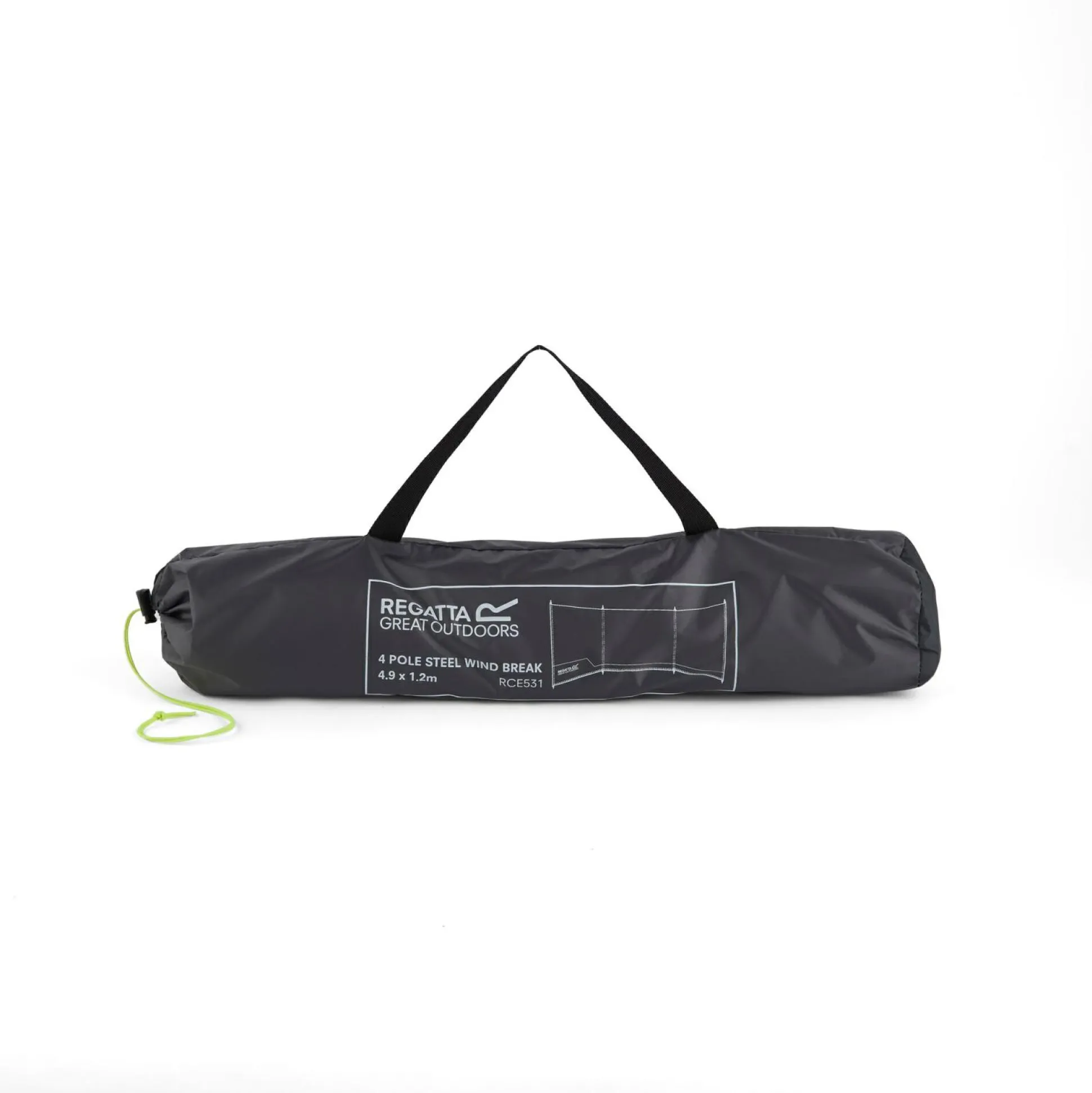 4 Pole Wind Break | Lead Grey