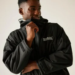 Adult Waterproof Changing Robe | Black
