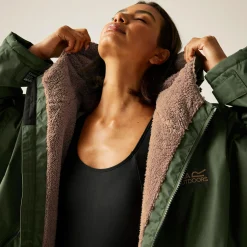 Adult Waterproof Changing Robe | Dark Khaki