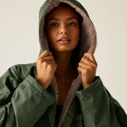 Adult Waterproof Changing Robe | Dark Khaki