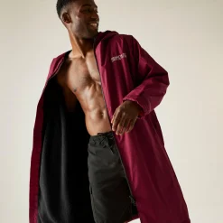 Adult Waterproof Changing Robe | Dark Maroon