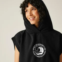 Adult's Towel Robe | Black