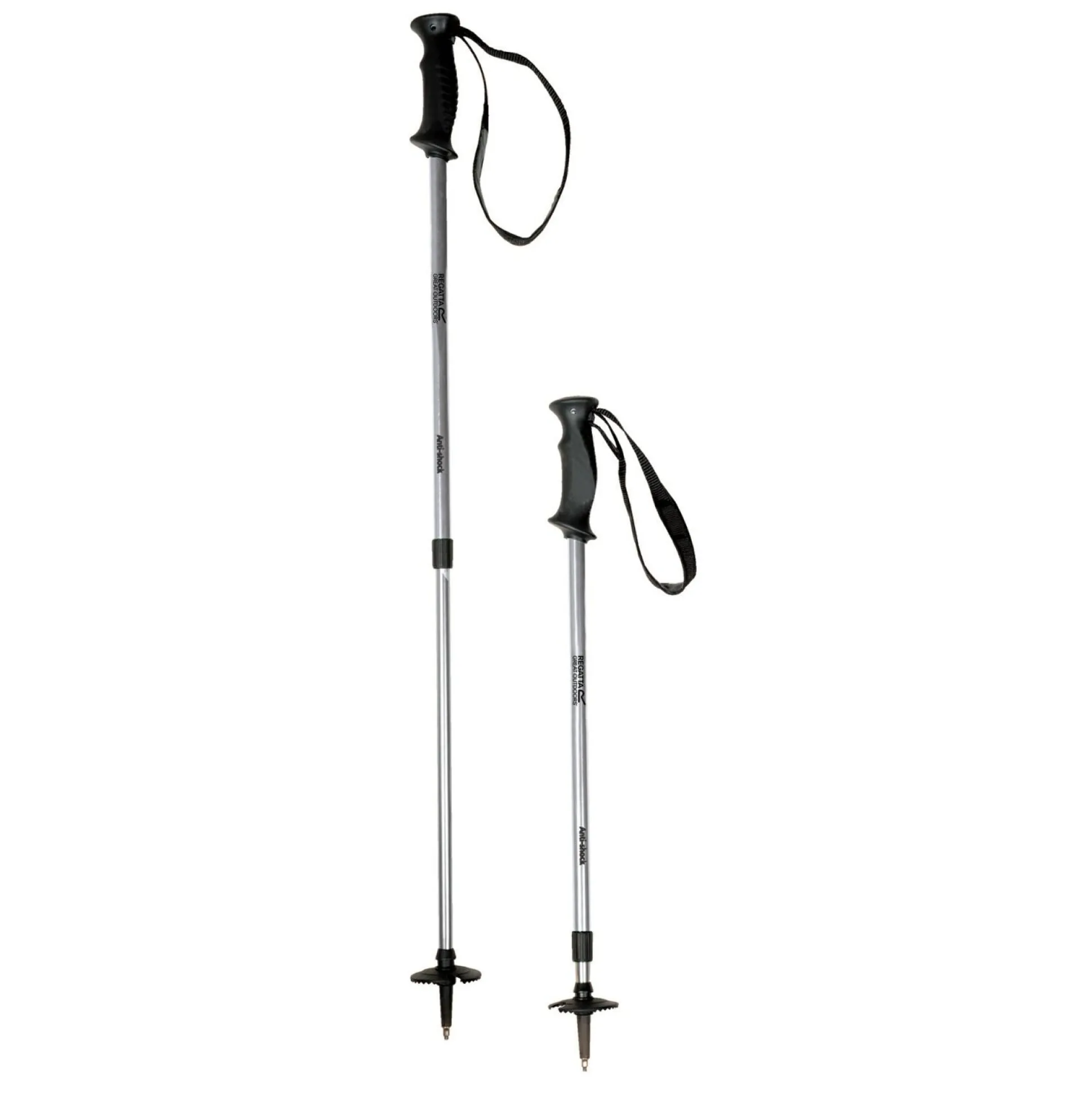 Anti-Shock ll Walking Pole | Silver