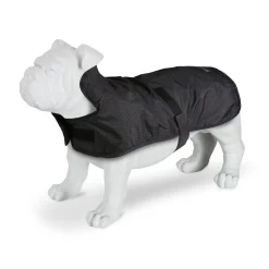 Arlo Waterproof Dog Coat | Lead Grey Check