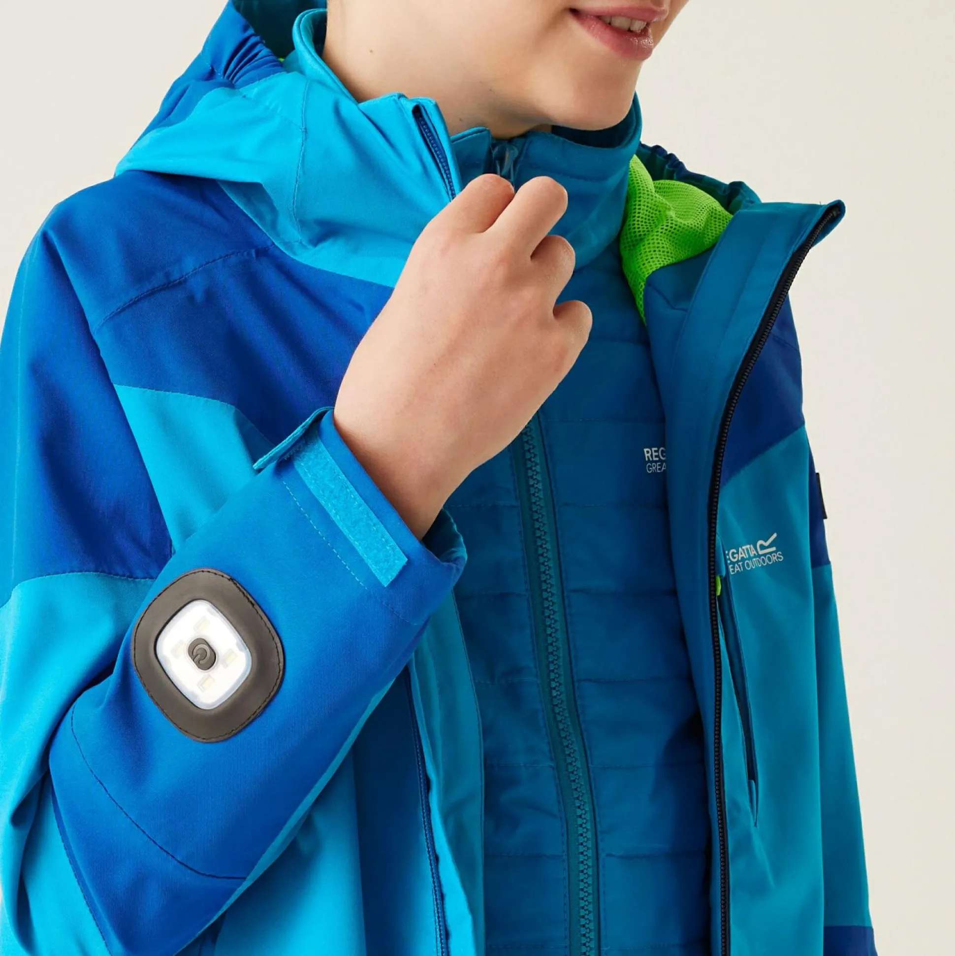 Boys Trekktain 3-in-1 Jacket | Hydro Blue Olympian Blue