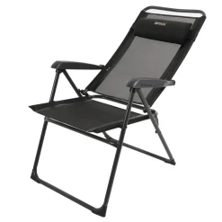 Colico Hard Armed Reclining Lounge Chair | Black