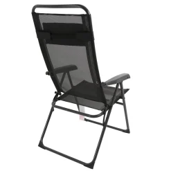 Colico Hard Armed Reclining Lounge Chair | Black