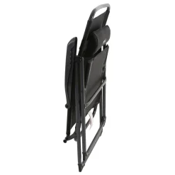 Colico Hard Armed Reclining Lounge Chair | Black