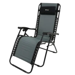 Colico Reclining Lounge Chair | Black Seal Grey