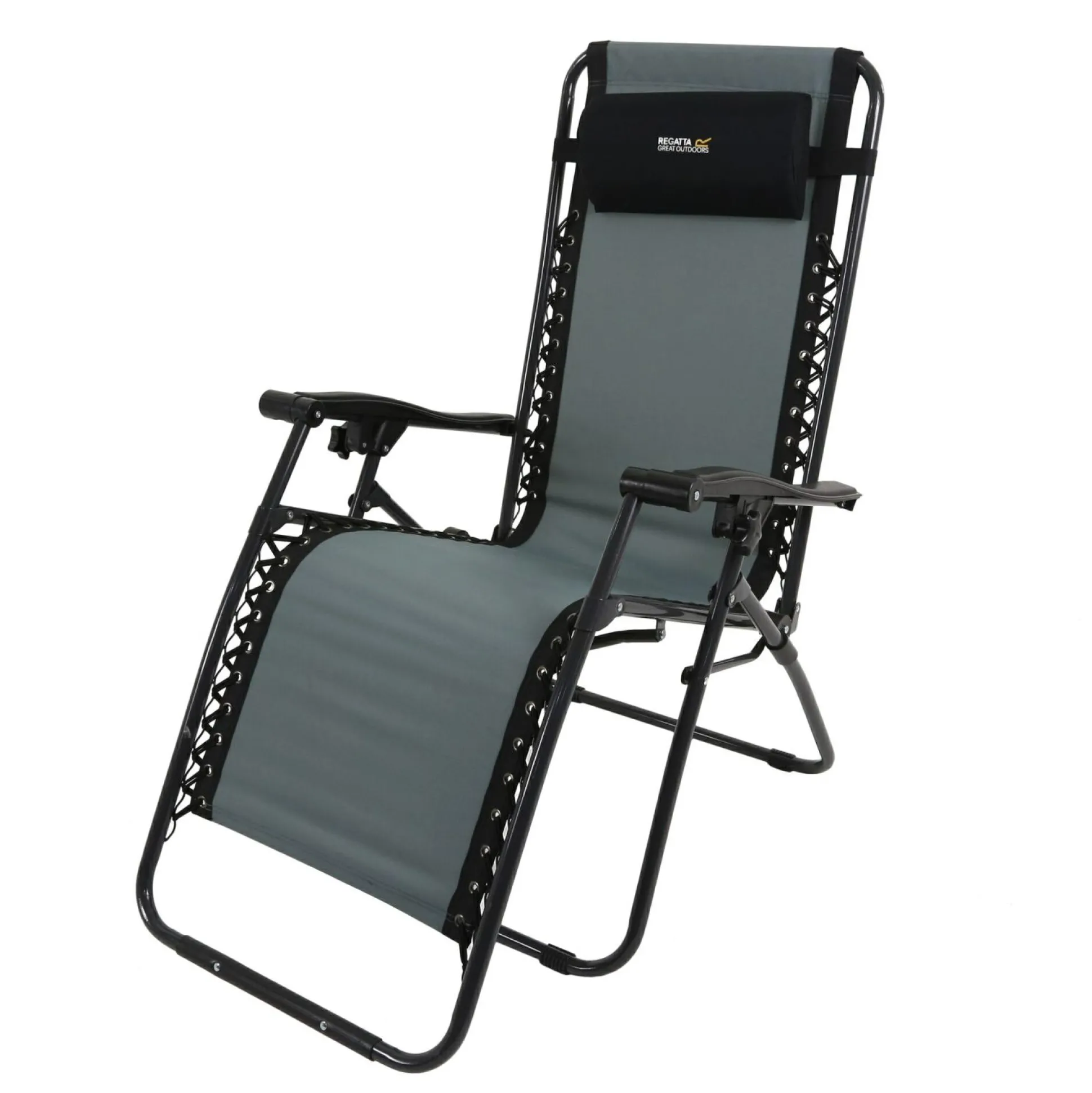 Colico Reclining Lounge Chair | Black Seal Grey