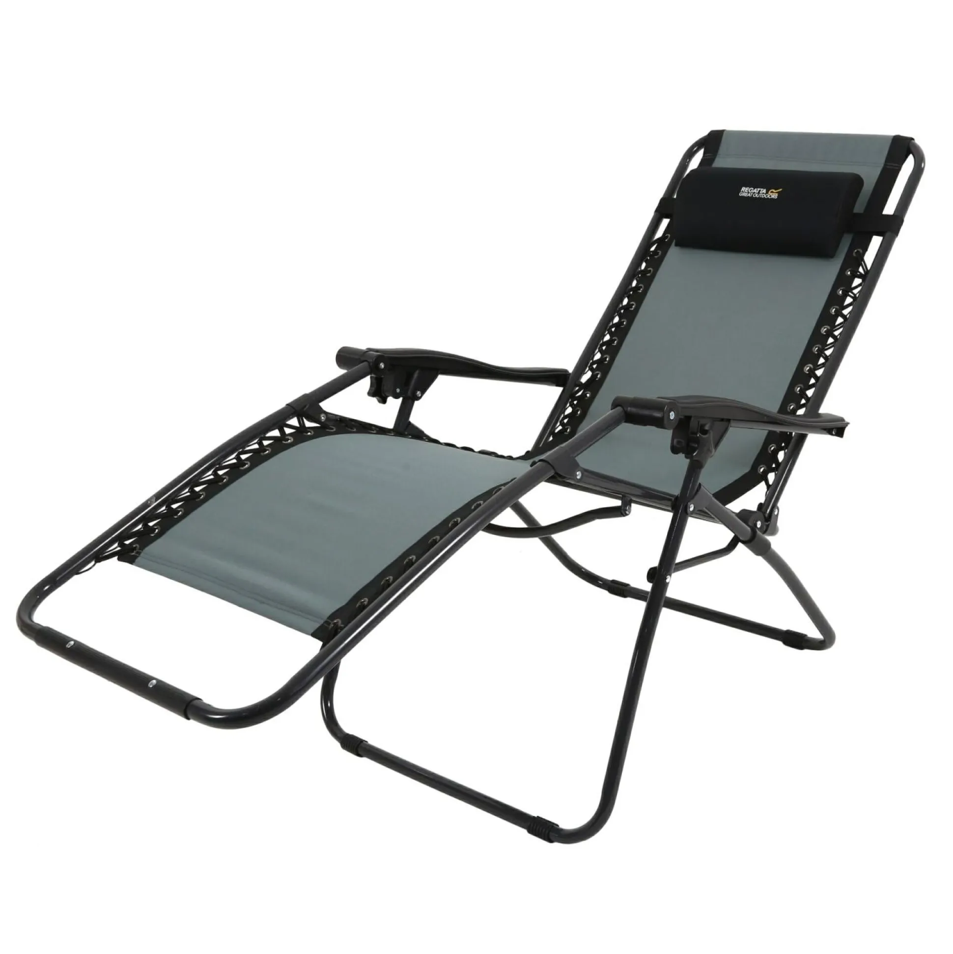 Colico Reclining Lounge Chair | Black Seal Grey