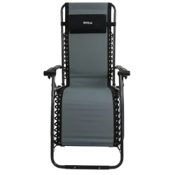 Colico Reclining Lounge Chair | Black Seal Grey