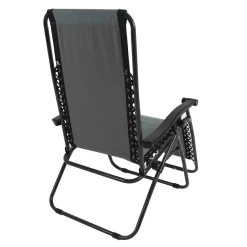 Colico Reclining Lounge Chair | Black Seal Grey