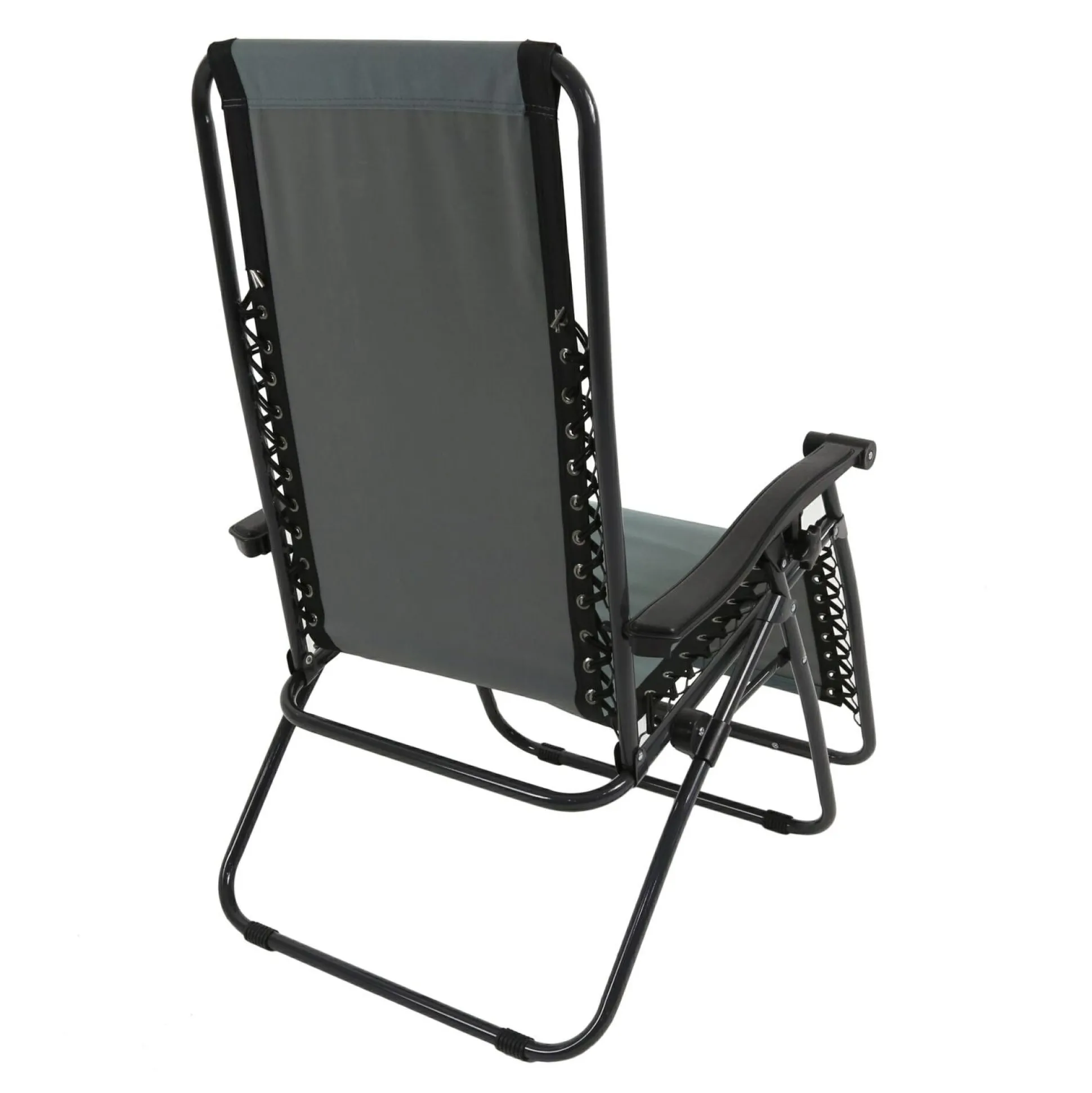 Colico Reclining Lounge Chair | Black Seal Grey