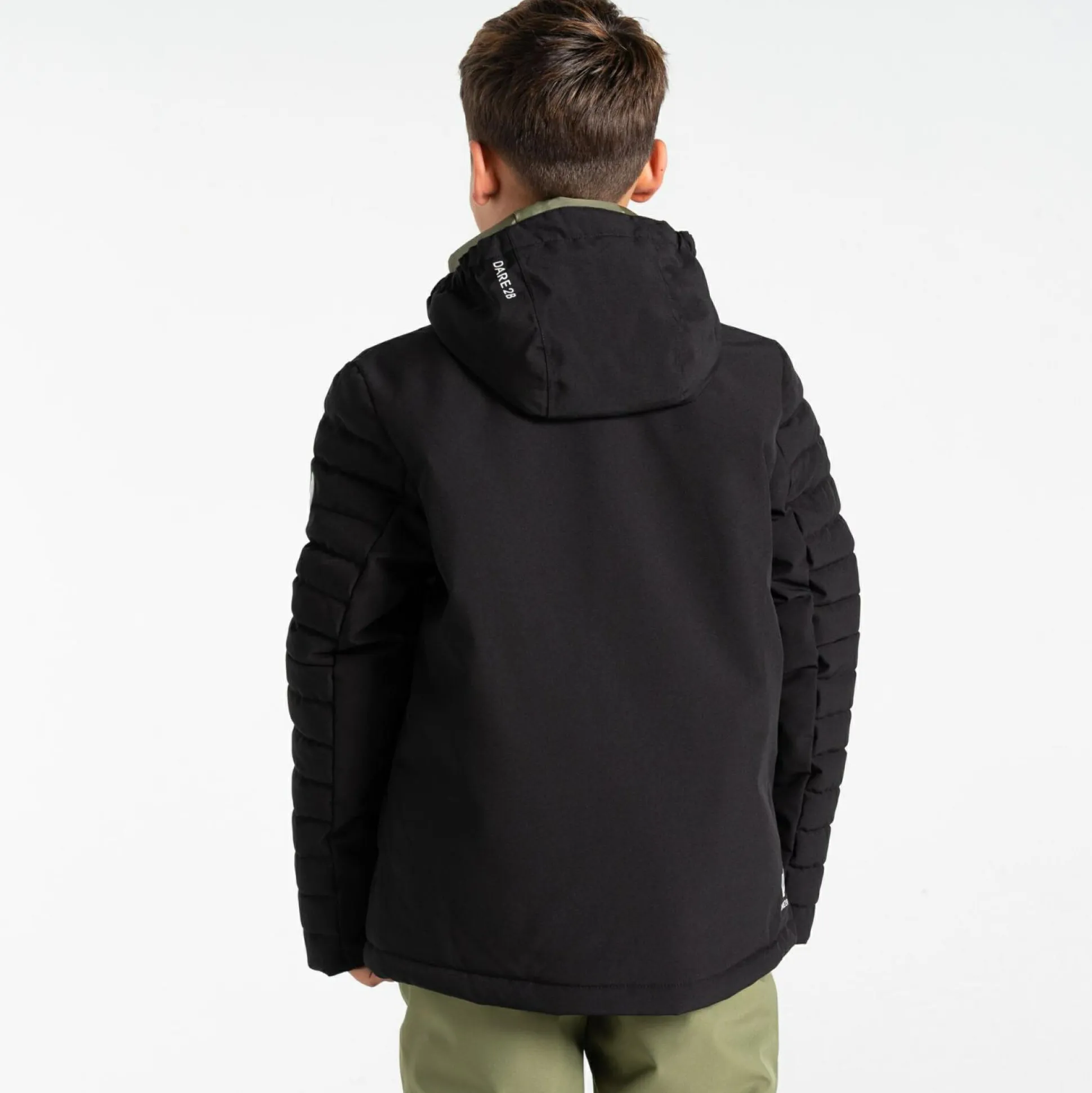 Dare 2b - Kids' Cheerful II Ski Jacket | Black Olivine Green