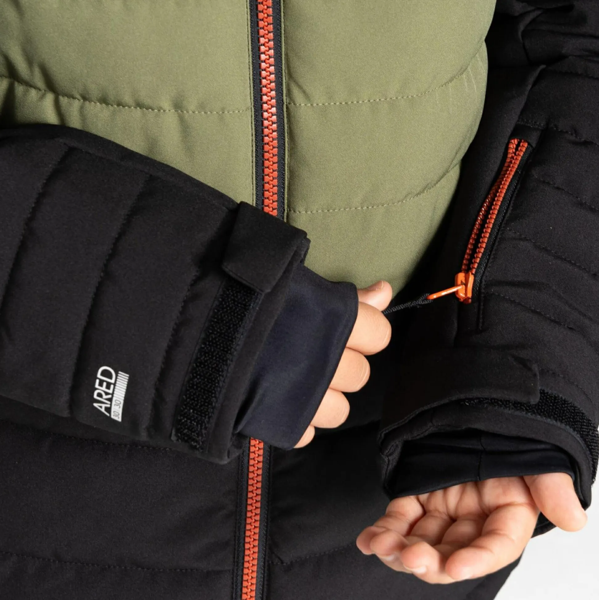 Dare 2b - Kids' Cheerful II Ski Jacket | Black Olivine Green