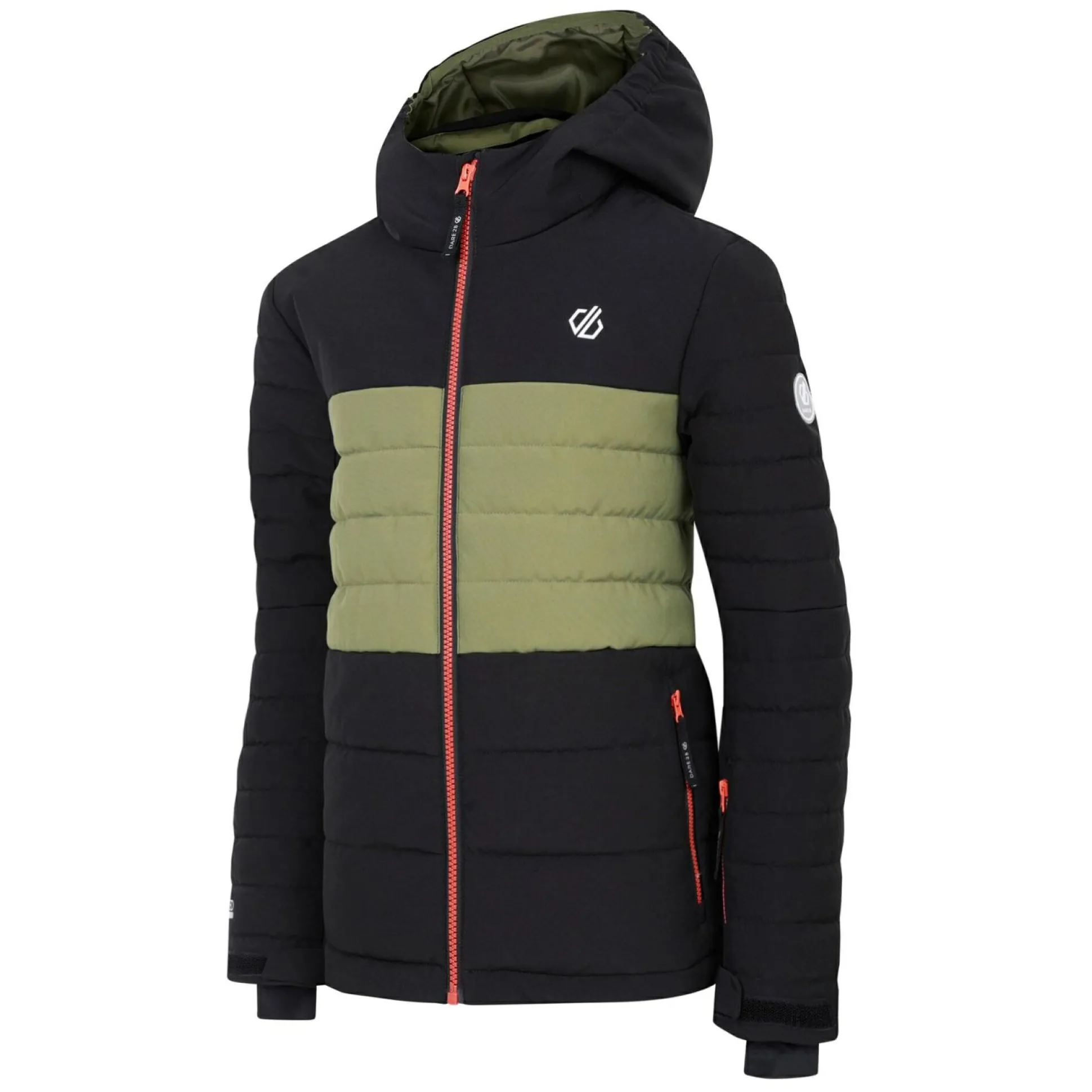 Dare 2b - Kids' Cheerful II Ski Jacket | Black Olivine Green