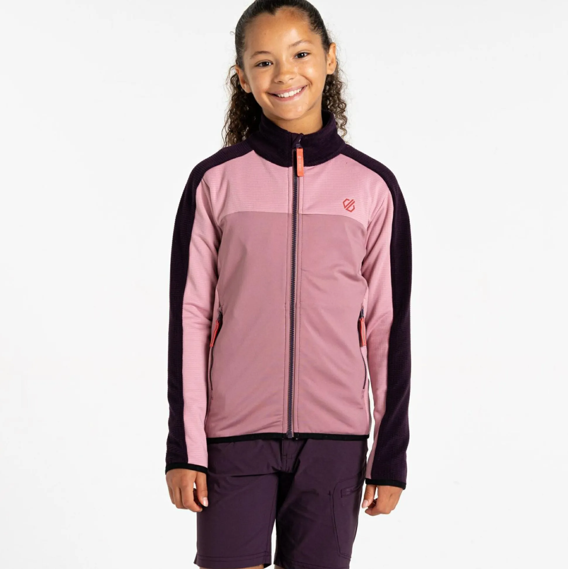 Dare 2b - Kids' Emergent IV Stretch Midlayer | Deep Plum