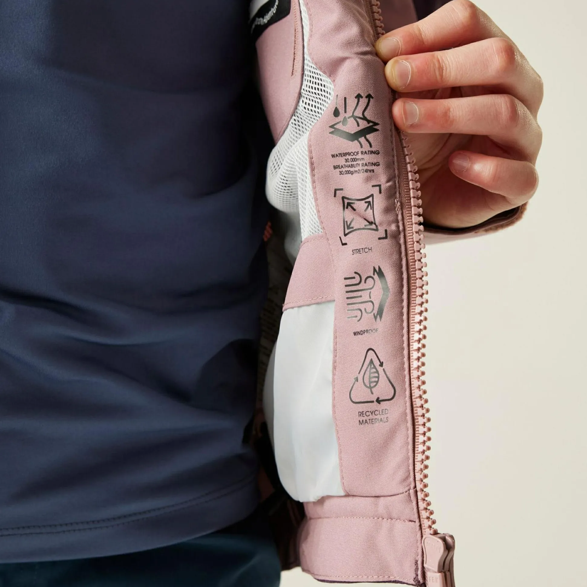 Dare 2b - Kids' Explore II Waterproof Jacket | Deep Plum
