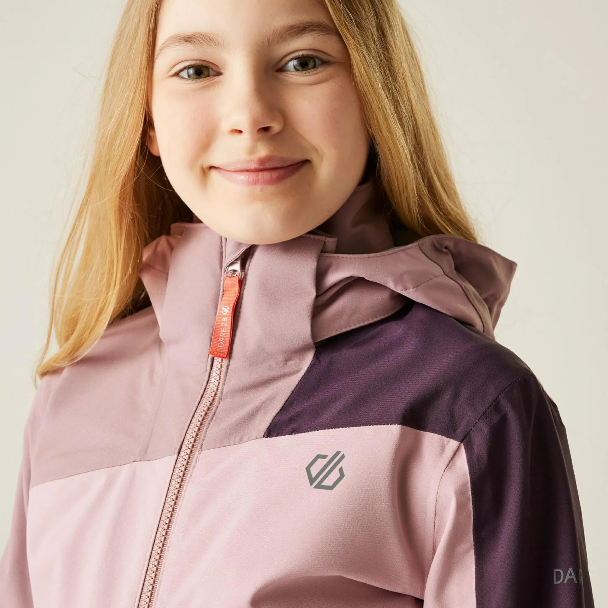 Dare 2b - Kids' Explore II Waterproof Jacket | Deep Plum