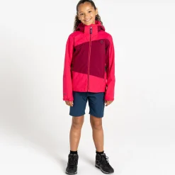Dare 2b - Kids' Explore II Waterproof Jacket | Sparkling Cosmo