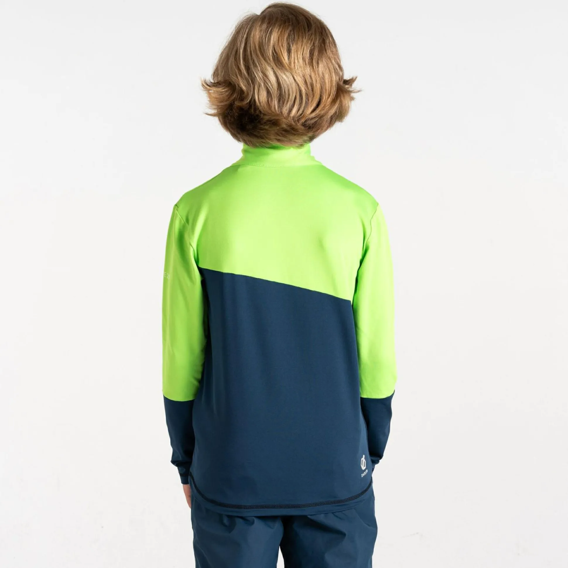 Dare 2b - Kids' Formate III Core Stretch Midlayer | Green Flash Navy