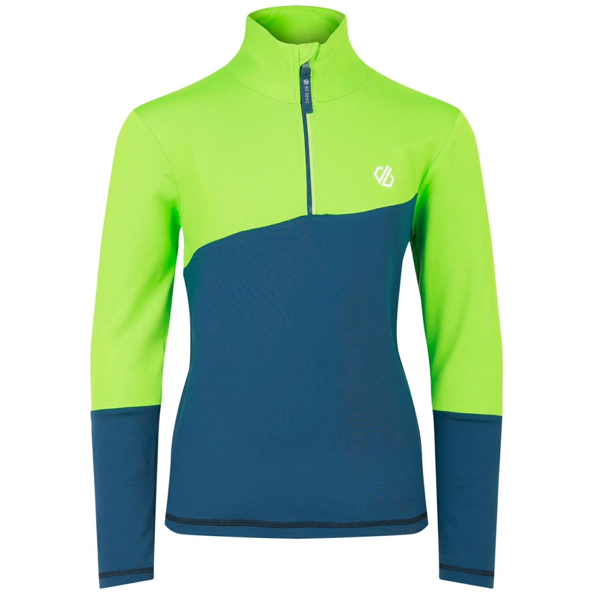 Dare 2b - Kids' Formate III Core Stretch Midlayer | Green Flash Navy