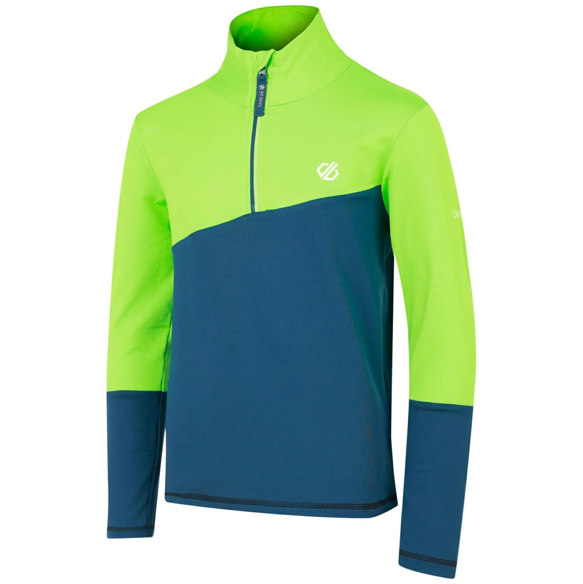 Dare 2b - Kids' Formate III Core Stretch Midlayer | Green Flash Navy