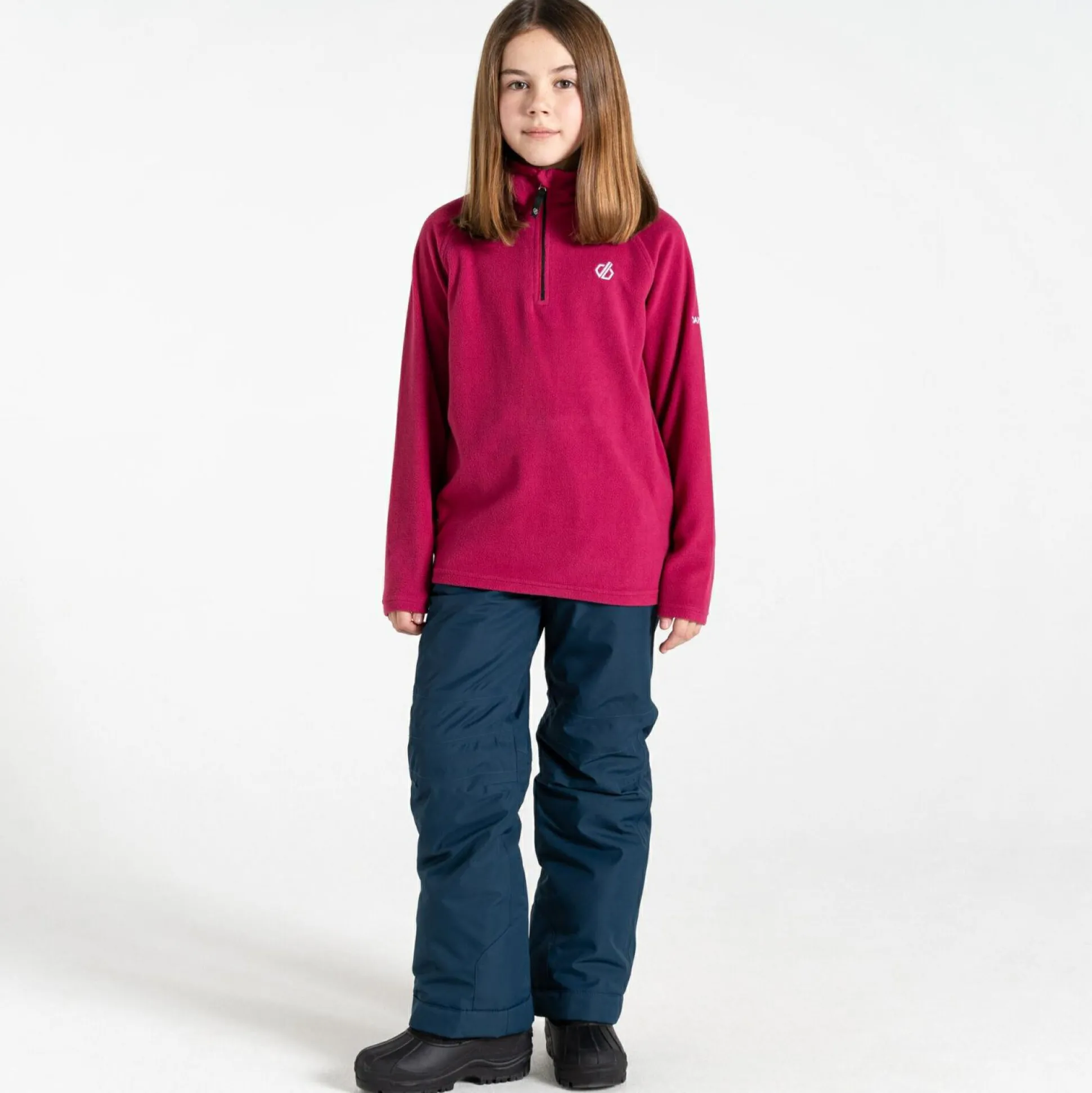 Dare 2b - Kids' Freehand Half Zip Fleece | Berry Pink