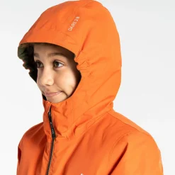 Dare 2b - Kids' Freehand Overhead Ski Jacket | Orange Rust Green