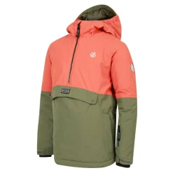 Dare 2b - Kids' Freehand Overhead Ski Jacket | Orange Rust Green