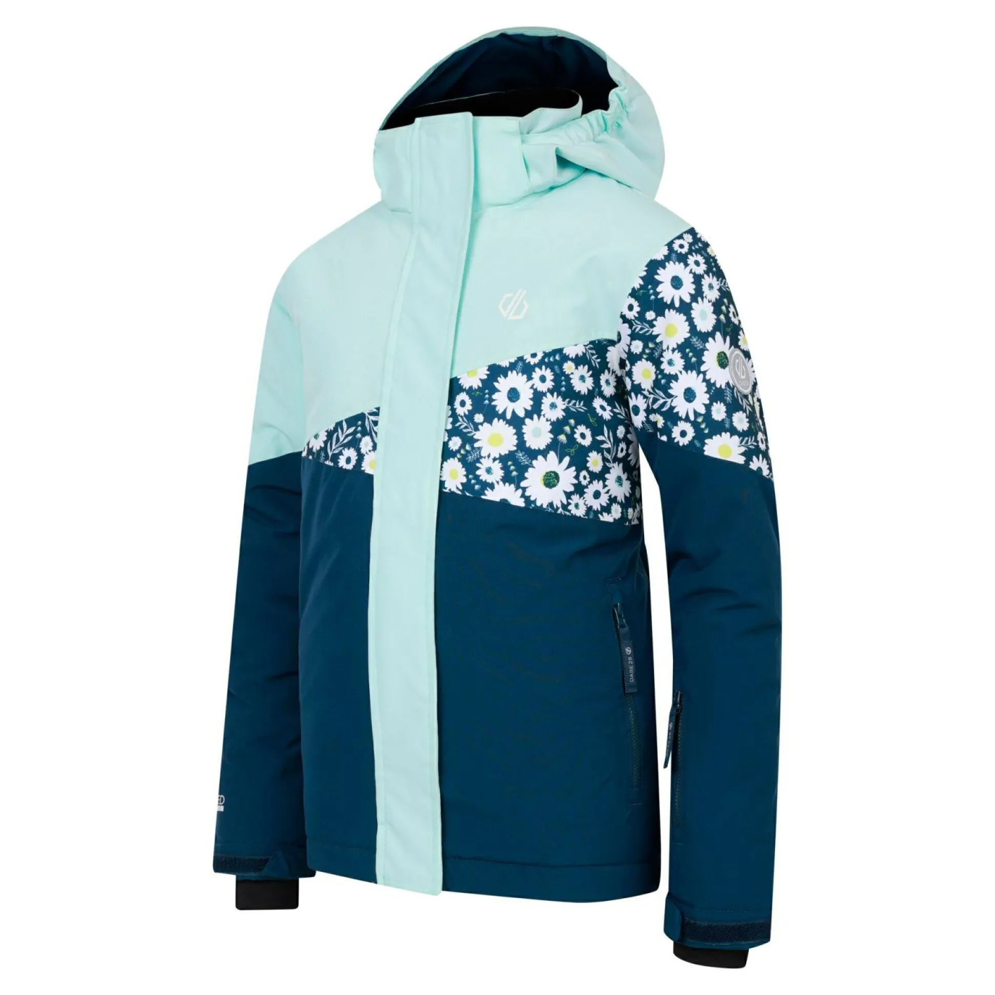 Dare 2b - Kids' Humour III Ski Jacket | Moonlight Denim Daisy Print