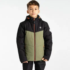Dare 2b - Kids' Jolly Puffer Jacket | Black Olivine Green