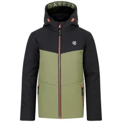 Dare 2b - Kids' Jolly Puffer Jacket | Black Olivine Green