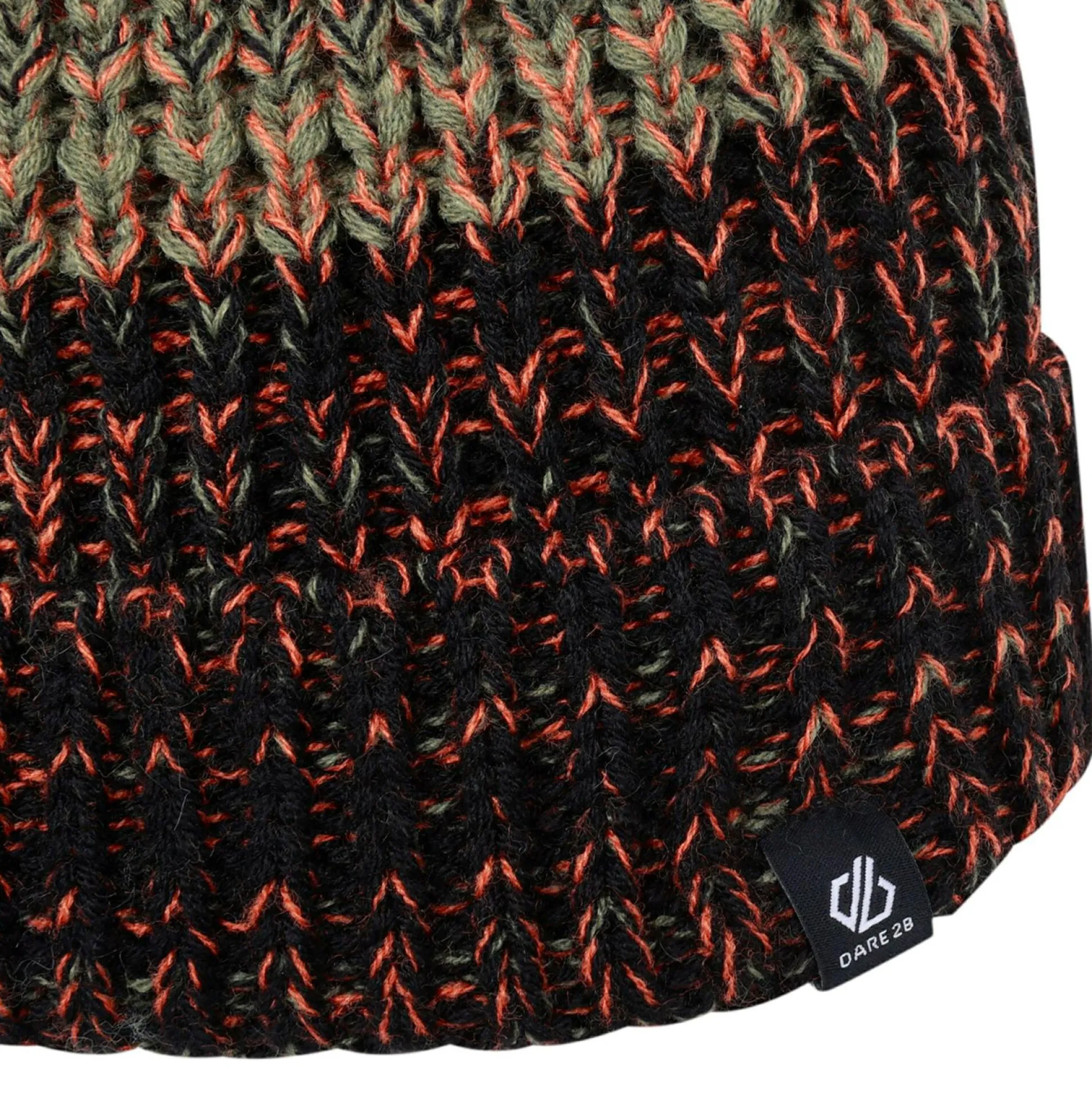 Dare 2b - Kids' Mindless Bobble Hat | Black Olivine Green