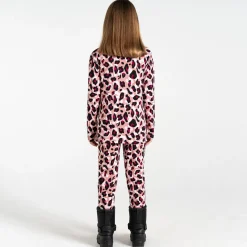 Dare 2b - Kids' Pow II Baselayer Set | Dusty Rose Cheetah Print