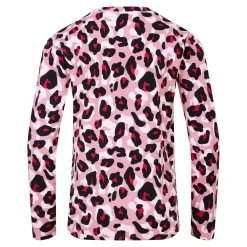Dare 2b - Kids' Pow II Baselayer Set | Dusty Rose Cheetah Print