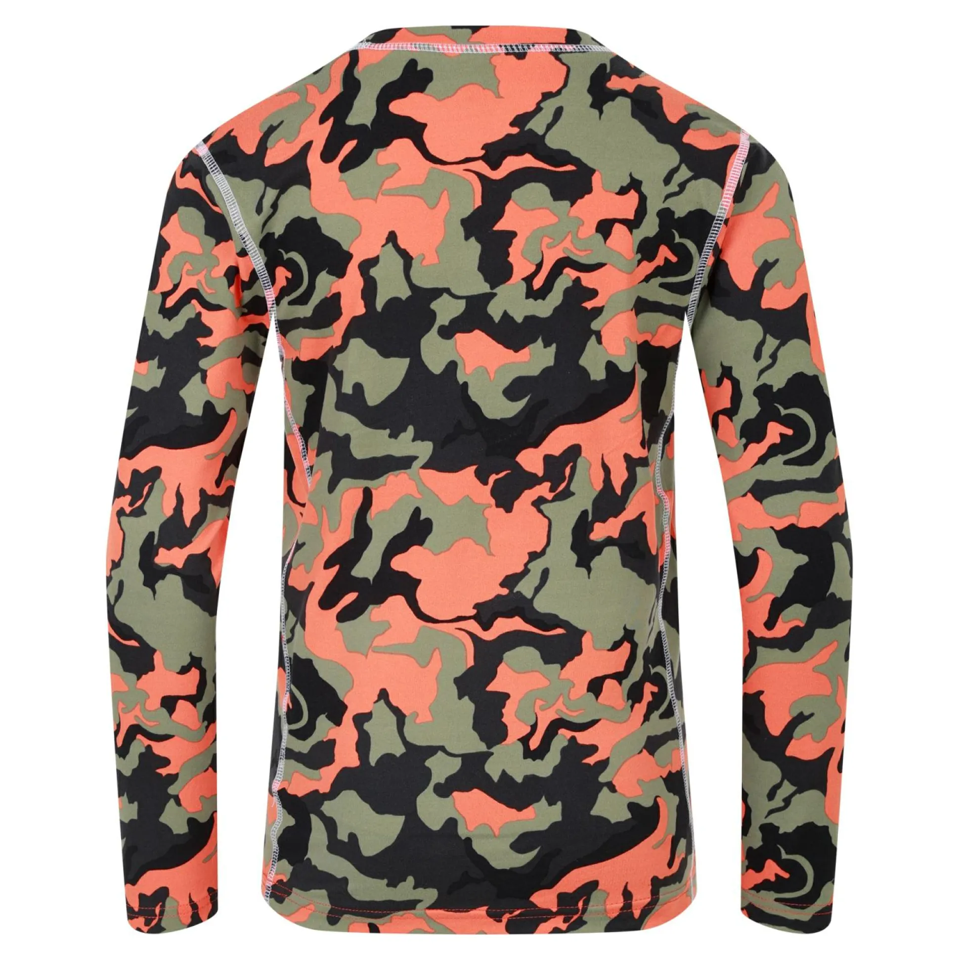 Dare 2b - Kids' Pow II Baselayer Set | Rusty Orange Camo Print