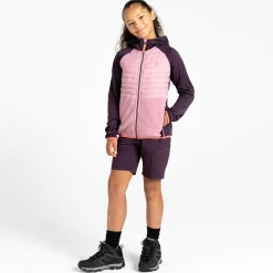 Dare 2b - Kids' Switch Out Hybrid Jacket | Deep Plum