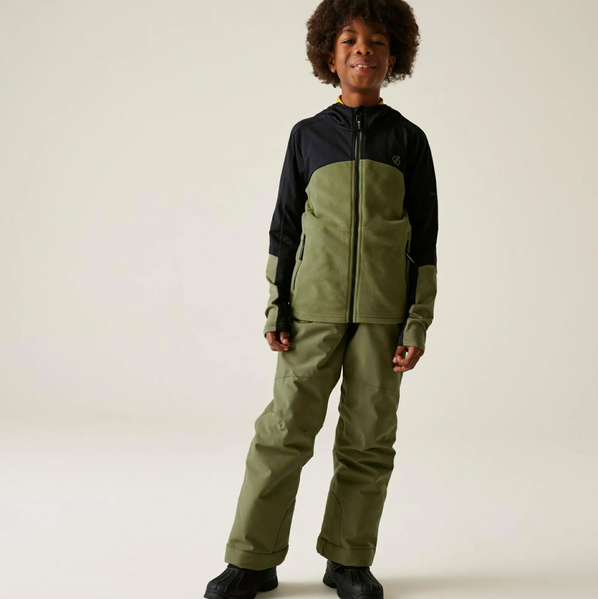 Dare 2b - Kids' Thriving IV Stretch Midlayer | Olive Green