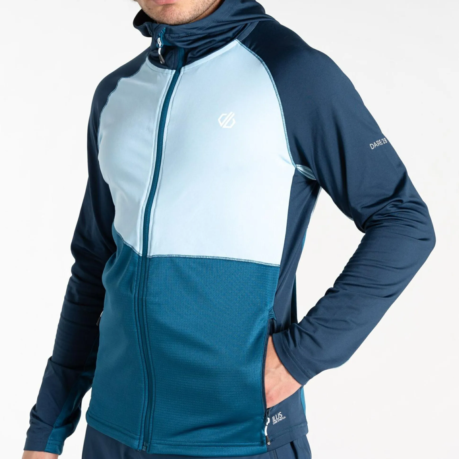 Dare 2b - Men's Assimilate II Core Stretch Midlayer | Moonlight Denim Blue
