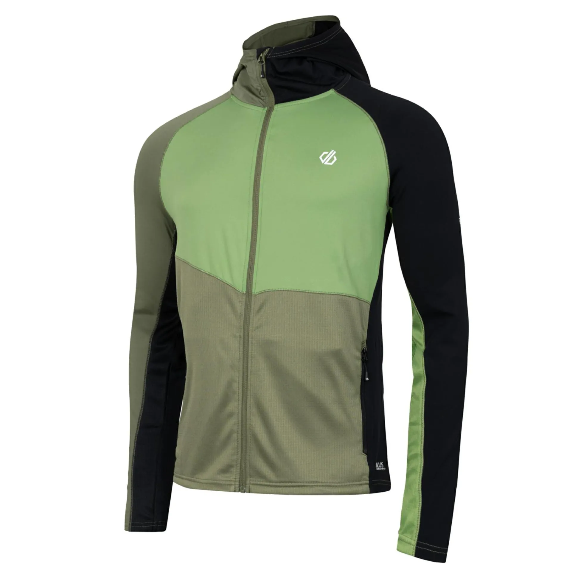 Dare 2b - Men's Assimilate II Core Stretch Midlayer | Olivine Green Black